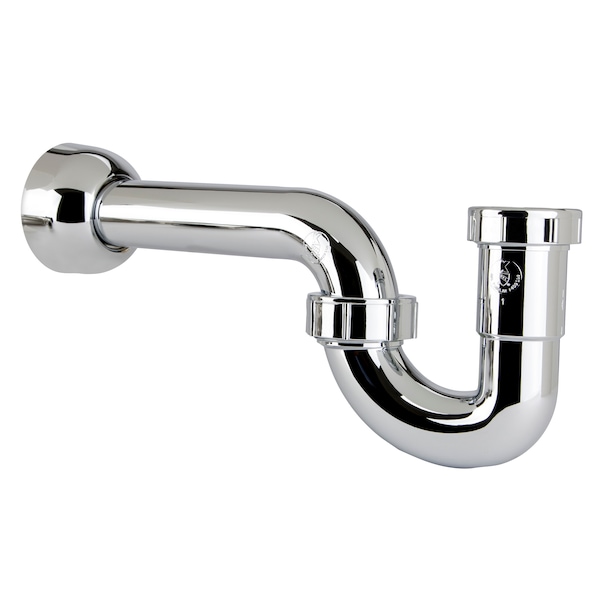 Keeney Decorative ABS P-Trap in Polished Chrome, 1.5 x 1.25" K400PC